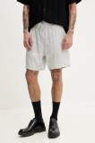 HUGO pantaloni scurți bărbați, culoarea gri, 50546181