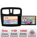 Navigatie Dacia Sandero 2012-2020 var B Edotec 2 ecrane 8 core 4+128 21.6 inch Incell android Wifi 5Ghz gps internet a CarStore Technology
