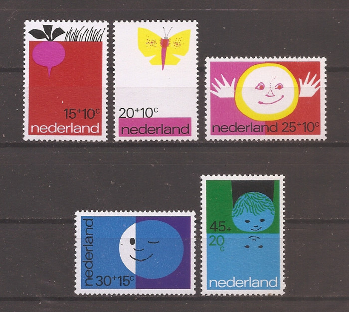 Olanda 1971 - &Icirc;ngrijirea copiilor, MNH