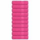 Gossi prosoape de maini, frogn, 10 buc., roz, 50x100 cm, 360 g/m2