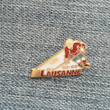 Insigna Hockey Lausanne 92 - 93 / pin sport Elvetia