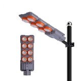 Lampă Stradală Solară LED Durabilă cu brat metalic, 400 W, Control Automat, IP65