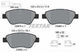 Set placute frana TEXTAR 2397901