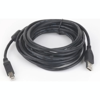 CABLU USB GEMBIRD pt. imprimanta USB 2.0 (T) la USB 2.0 Type-B (T) 1.8m black CCP-USB2-AMBM-6 foto