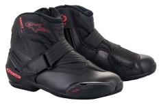 Cizme moto Alpinestars Stella Smx-1 R V2, negru/roz, marime 39 foto