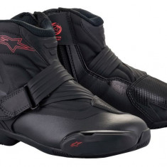 Cizme moto Alpinestars Stella Smx-1 R V2, negru/roz, marime 36