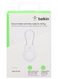 Belkin Secure Holder Wire Cable Airtag White