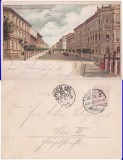 Timisoara- litografie 1899- tramvai- rara