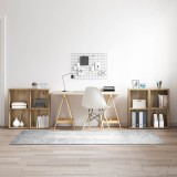 vidaXL Set comodă TV 4 pcs stejar artizanal 37 x 35 x 72 cm