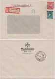 Germany 1946 Postal History Rare Berlin Registered Window Cover D.378