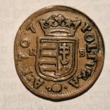 Ungaria 1 poltura 1707 KB/ Kremnica Francisc ll Rakoczi