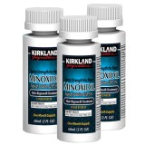 Set Solutie, Kirkland Signature, Minoxidil 5%, Tratament Impotriva Caderii Parului, fara Pipeta, 3x