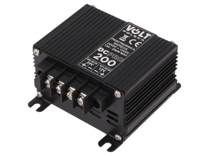 Convertor DC/DC 24V la 12V 15A