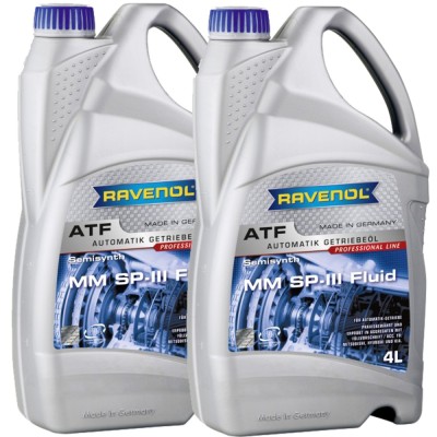 Pachet 8 litri ulei Ravenol ATF MM SP-III Fluid pentru transmisie automata foto