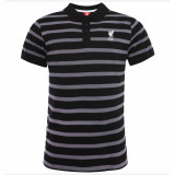 FC Liverpool tricou polo Stripe black - M, FC Liverpool Official