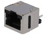Soclu RJ45 Cat5 Ecranat 8P8C THT Drept