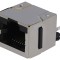 Soclu RJ45 Cat5 Ecranat 8P8C THT Drept