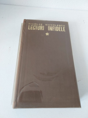 NICOLAE MANOLESCU - LECTURI INFIDELE 1966 VOL 1 CARTONATA foto