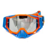 Ochelari cross/atv/enduro, Asix AS1, lentila argintiu, culoare rama portocaliu/a... Cod Produs: MX_NEW KAI-95