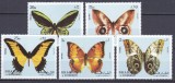 DB1 Fauna Fluturi Sharjah 5 v. MNH