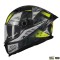 Casca integrala pentru scuter - motocicleta MT Braker SV Fury C6 gri/galben lucios (ochelari soare integrati) &ndash; tip viziera: MT-V-28B &ndash; DKS435 &ndash; punct