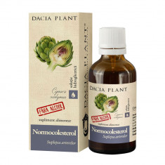 Normocolesterol tinctura fara alcool, 50 ml, Dacia Plant foto