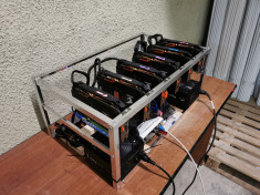 Vand Rig 6 X RX.580, 185 MH/s foto