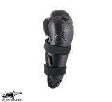 Set protectii genunchi copii Alpine Star model MX Youth Bionic Action culoare: negru/rosu &ndash; marime universala