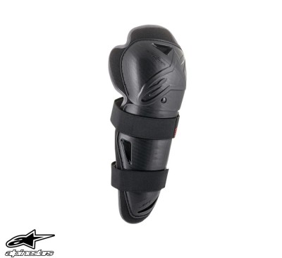 Set protectii genunchi copii Alpine Star model MX Youth Bionic Action culoare: negru/rosu &amp;ndash; marime universala foto