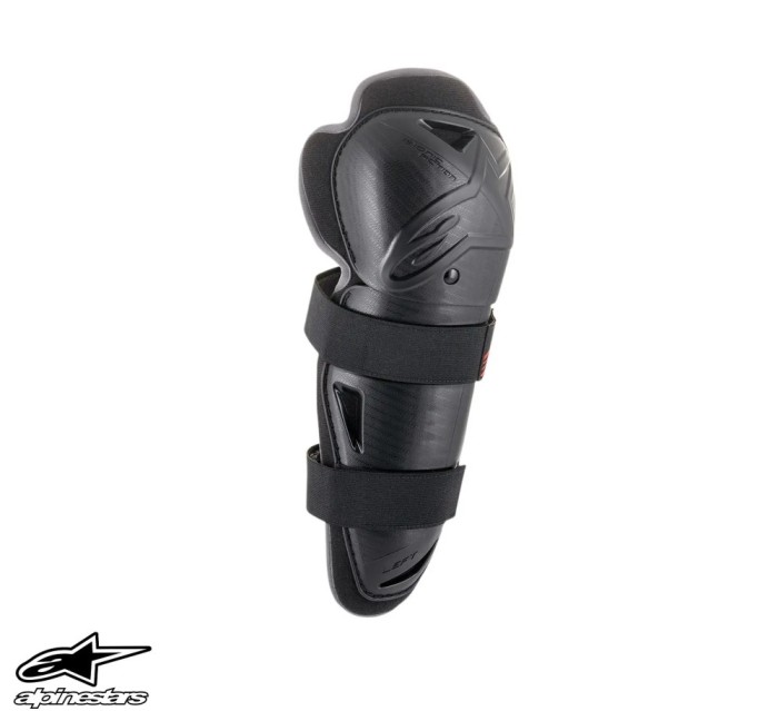 Set protectii genunchi copii Alpine Star model MX Youth Bionic Action culoare: negru/rosu &ndash; marime universala
