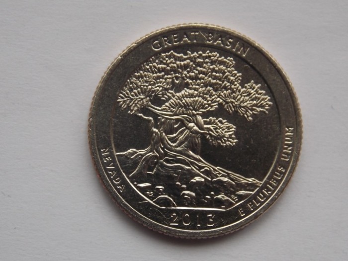 QUARTER DOLLAR 2013 USA-COMEMORATIV-GREAT BASIN