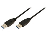 Cablu USB 3.0 A-A 1m Negru, Logilink