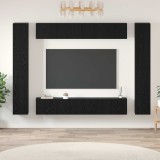 Cumpara ieftin Set comoda TV 10 buc. 30,5 x 30 x 90 cm Stejar Negru