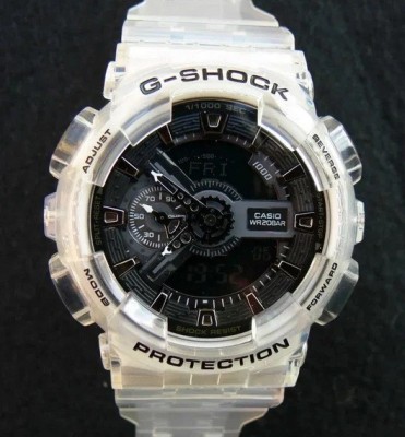 Ceas Sport Casio G-SHOCK GA-110 TRASPARENT LUCIOS-NOU CRONOGRAF ACTIV !!! foto