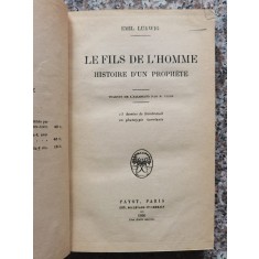 Le Fils De L&#039;homme Histoire D&#039;un Prophete - Emil Ludwig , B272