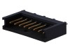 Conector Tata Cablu-Placa TE Connectivity AMPMODU MOD II, 8 Pini, Aurit, Pas 2.54mm, Drept, THT