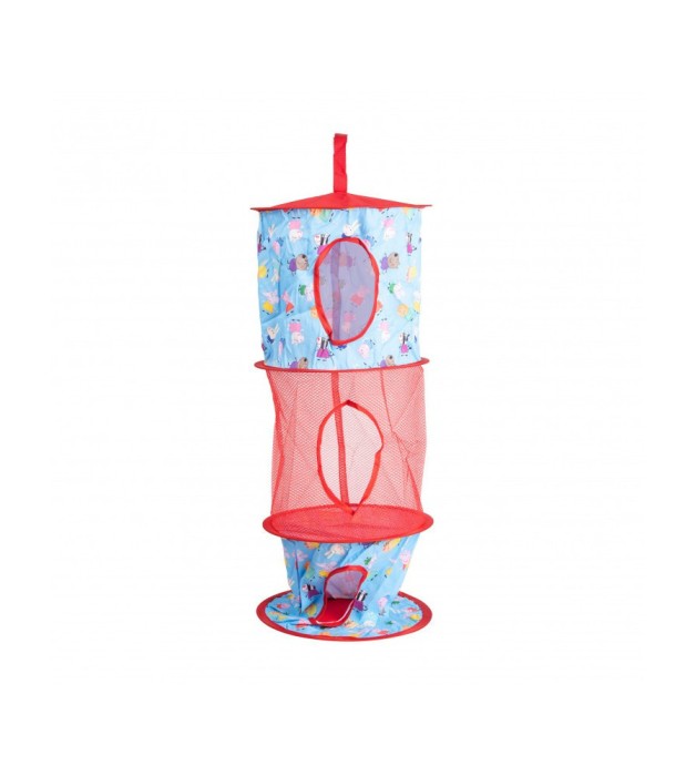 Cos suspendat organizator pentru jucarii Peppa Pig 27,5 x 75cm