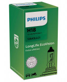 Bec Philips H18 12V 65W LongLife EcoVision 12643LLC1