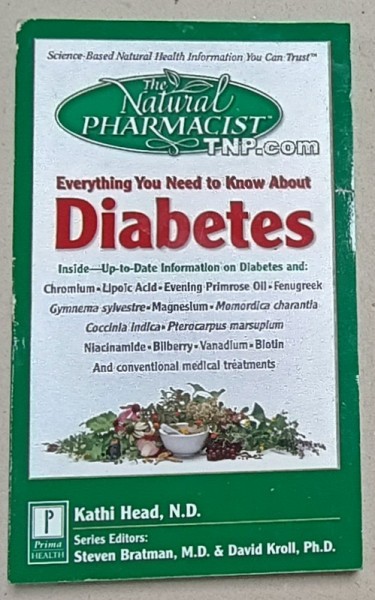EVERYTHING YOU NEED TO KNOW ABOUT DIABETES , by KATHY HEAD , 1998