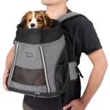 Rucsac frontal transport animale Navaris, ajustabila, cu buzunare laterale, 37x33x24 cm, 61849.22