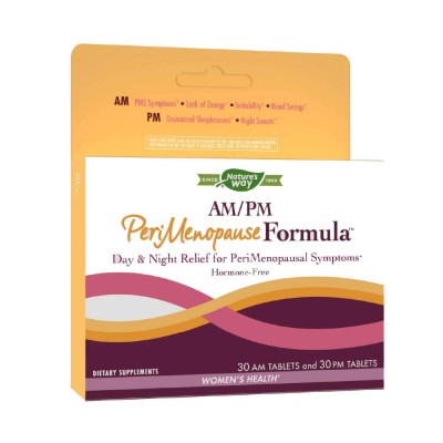 AM-PM PeriMenopause Formula Nature&amp;#039;s Way 60 tablete Secom foto