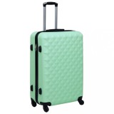 Valiză Carcasă Rigidă vidaXL, Verde Mentă, ABS, 71cm, Roti Pivotante 360&deg;, Siguranță, Voiaj Durabil