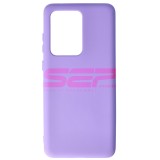 Husa Silicon Purple Samsung Galaxy S20 Ultra, High Copy, Protectie Premium