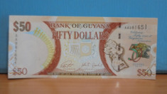 GUYANA - 2016 - 50 DOLLARS - UNC. foto