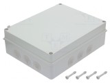 Cutie de conexiuni IP65 gri 300x380x120mm S-BOX 706