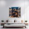 Folie imprimata color pentru decor perete locuinta, dimensiune 125 x 110cm, model: VIEW TO HAVEN 15
