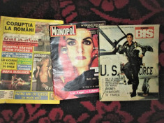 Lot 3 Reviste Divertisment, 1991-1994: Baricada, Monopol, Flacara Bis foto