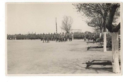 Timișoara - Școala de artilerie Regele Carol al II-lea și ofițeri foto