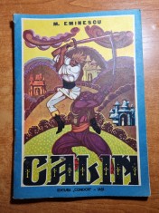 carte pentru copii - calin - de mihai eminescu - din anul 1991