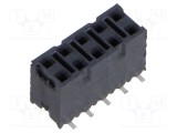 Conector SAMTEC şiruri pini mamă PIN 10 2,54mm aurit SMT soclu rolă